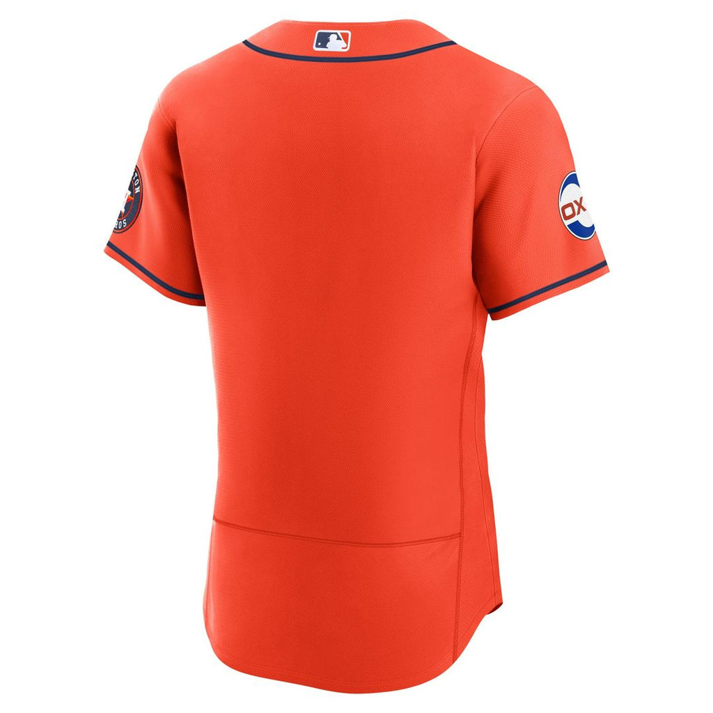Houston Astros | Nike Orange Alternate Sponsor Patch Authentic Jersey