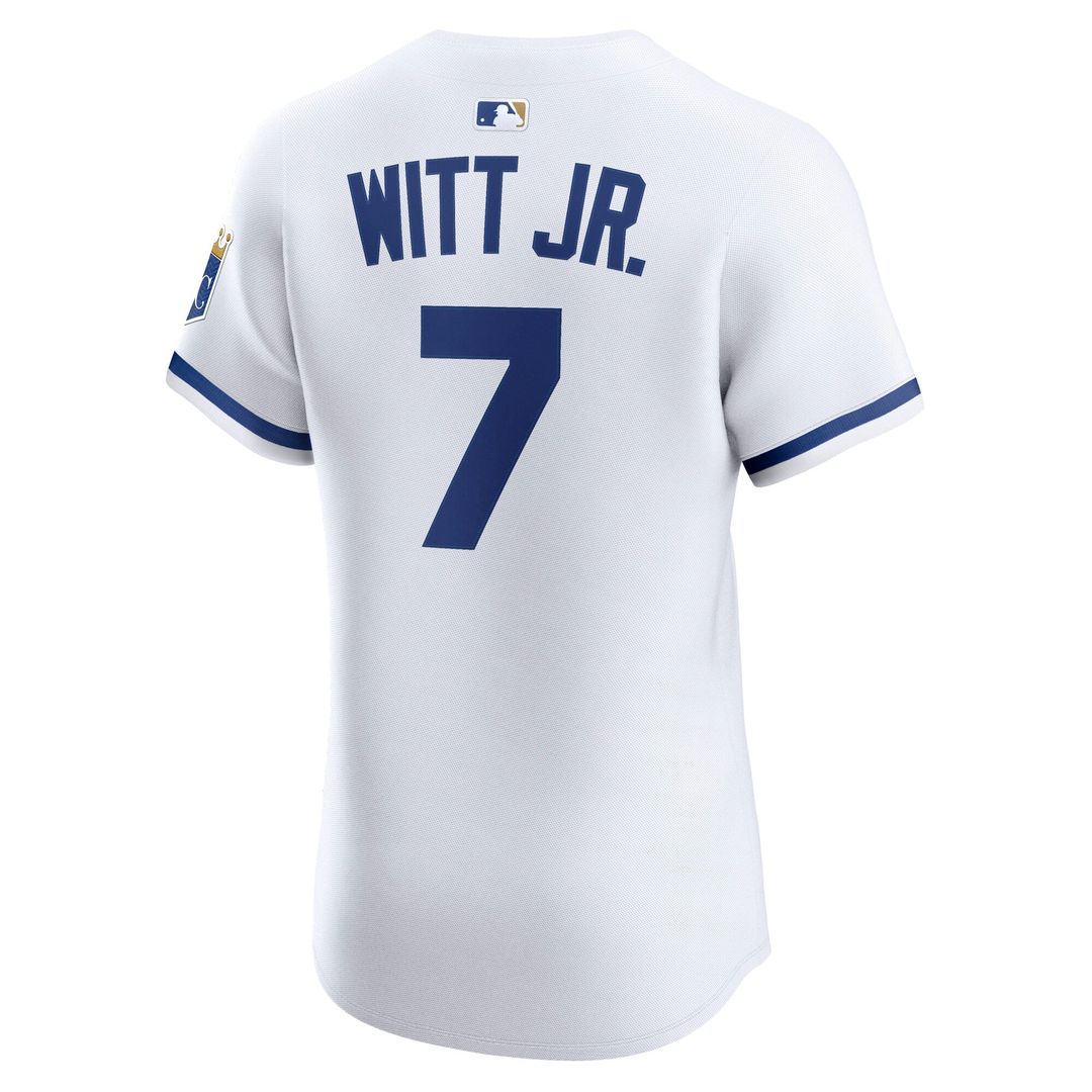 Kansas City Royals Bobby Witt Jr. | Nike White Home Elite Player Jersey