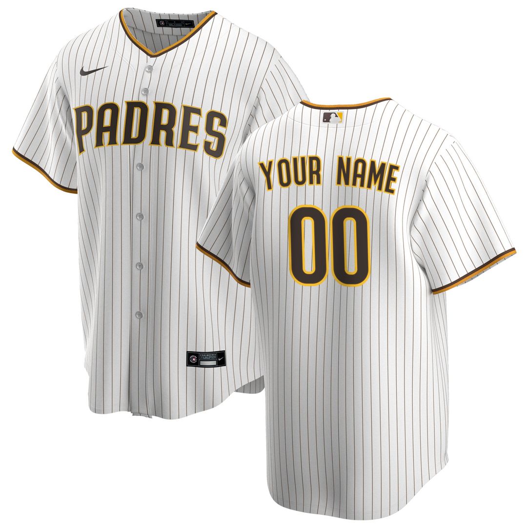 San Diego Padres | Nike White Home Replica Custom Jersey