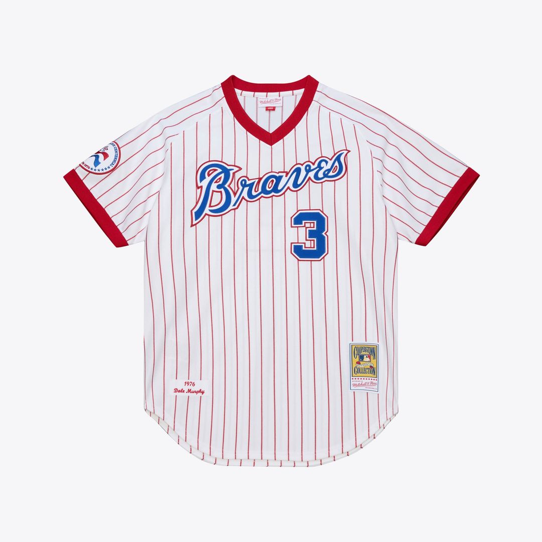 Atlanta Braves Dale Murphy | Mitchell & Ness White 1976 Authentic Jersey