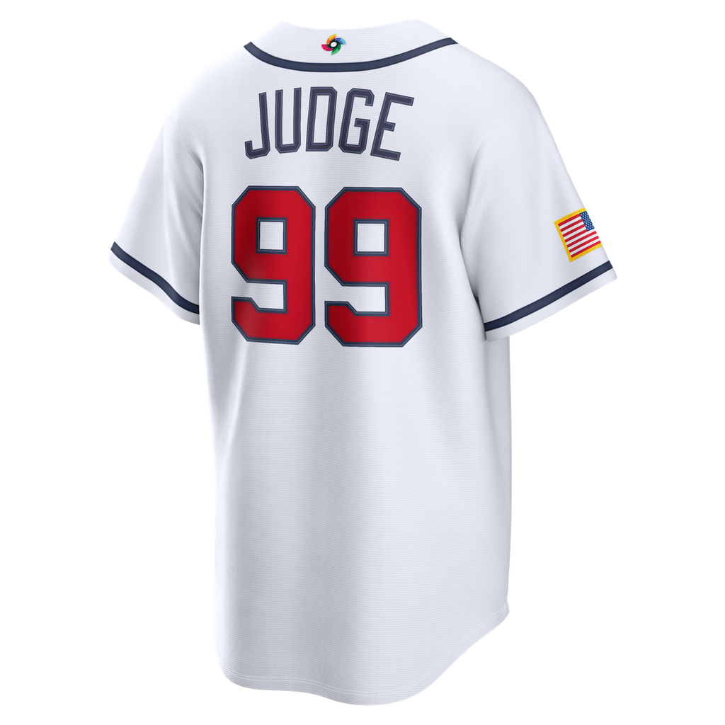 USA Baseball Aaron Judge | Nike White 2026 World Baseball Classic Home Stadium Jersey