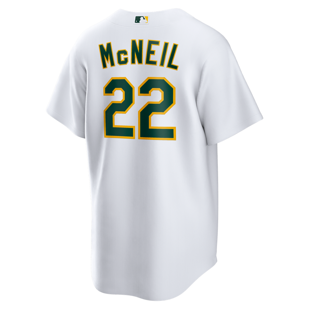 Athletics Jeff McNeil | Nike White Home Replica Jersey