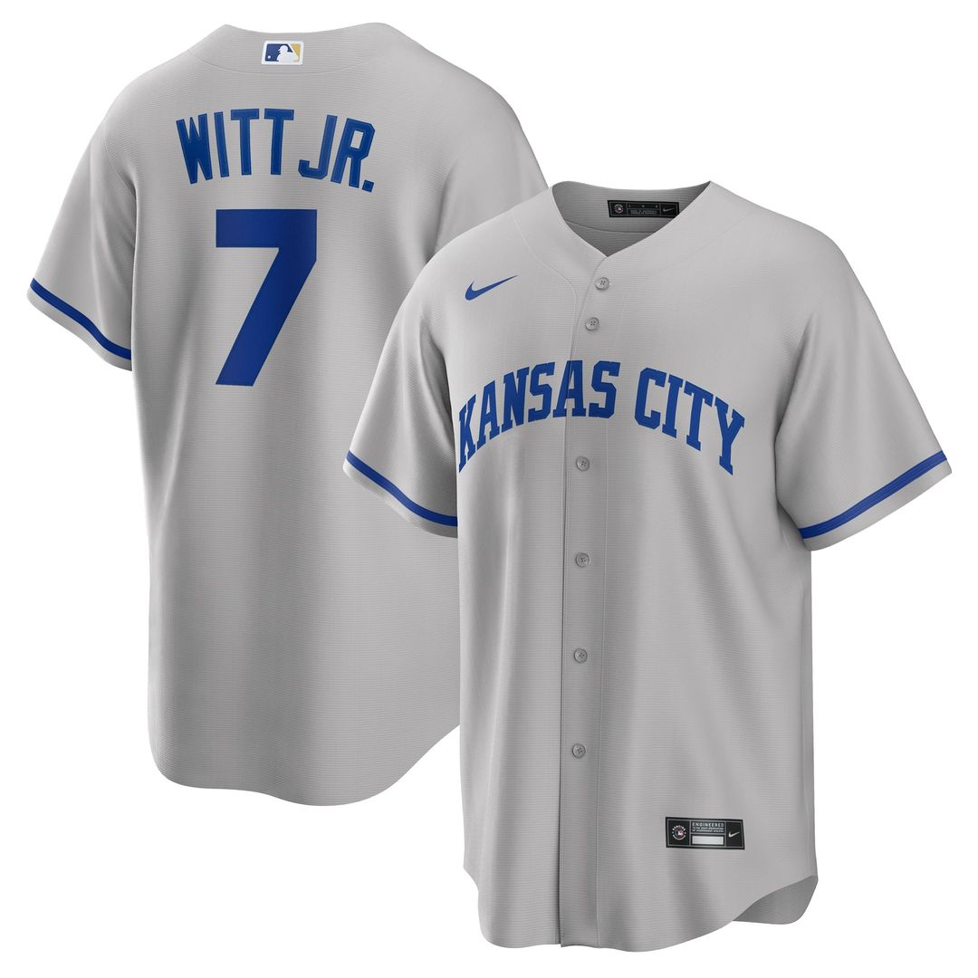Kansas City Royals Bobby Witt Jr. | Nike Rush Blue Alternate 2 Replica Jersey