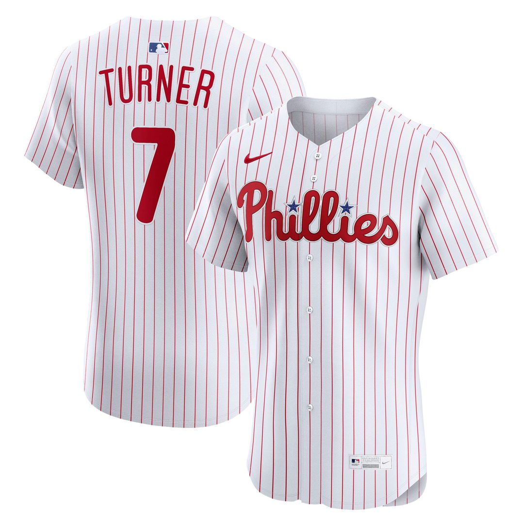 Philadelphia Phillies Trea Turner | Nike White Home Elite Jersey