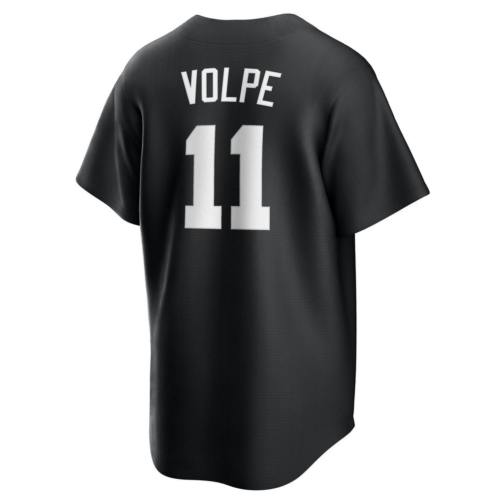 New York Yankees Anthony Volpe | Nike Black Fashion Replica Player Jersey