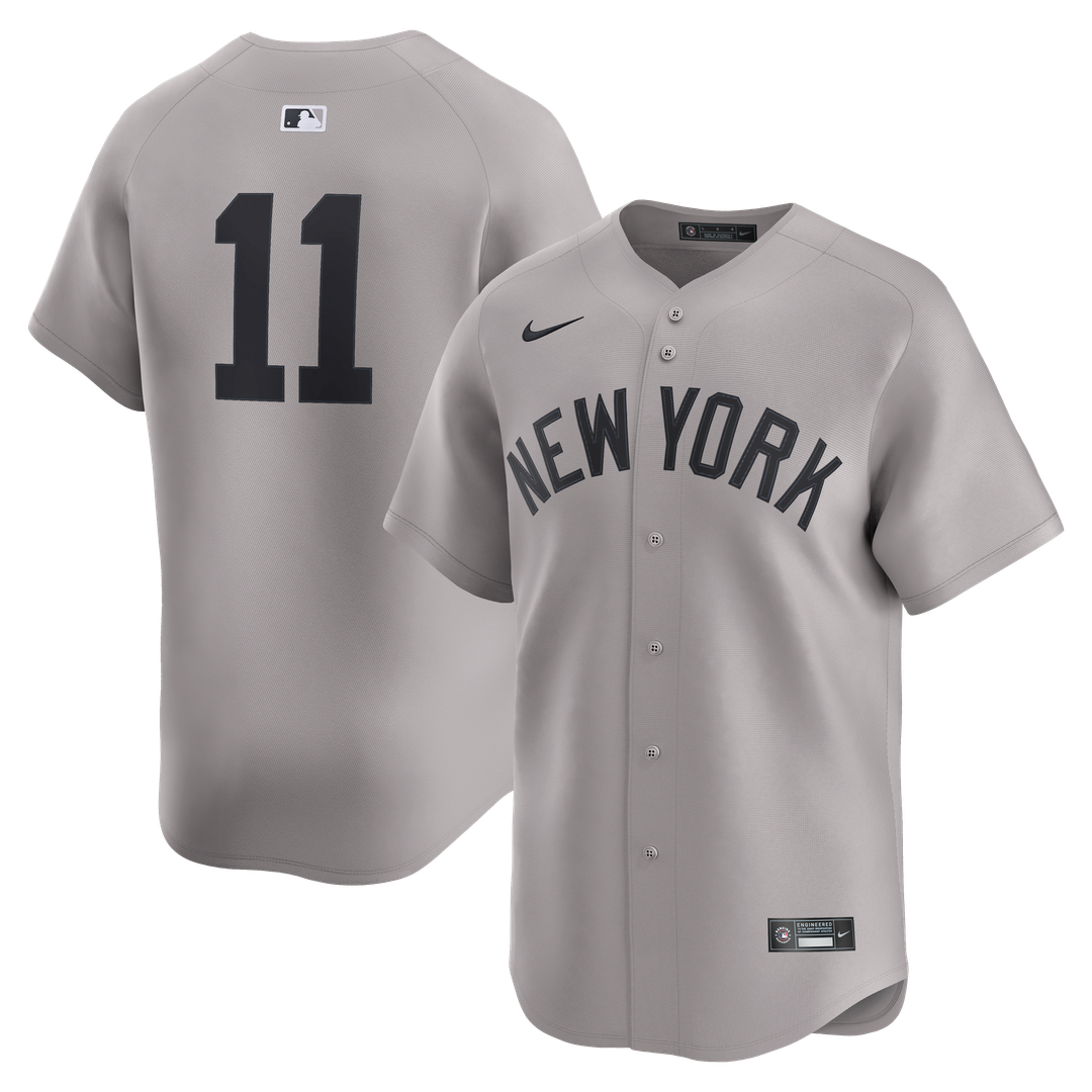 New York Yankees Anthony Volpe | Nike Gray Road Limited Player Jersey