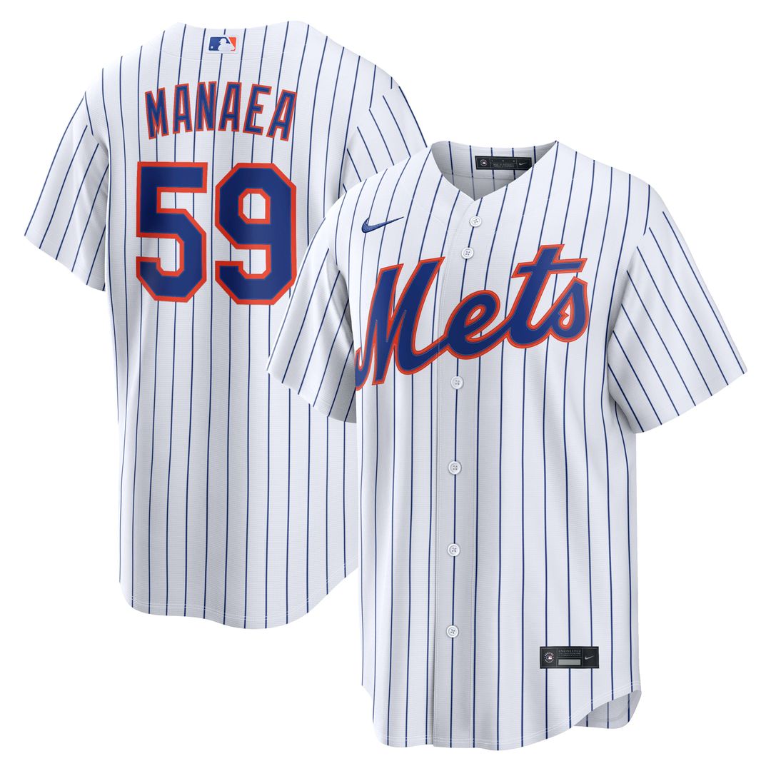 New York Mets Sean Manaea | Nike White Home Replica Jersey