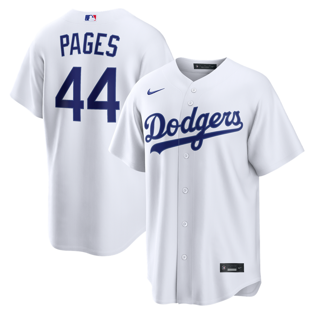 Los Angeles Dodgers Andy Pages | Nike White Home Replica Jersey
