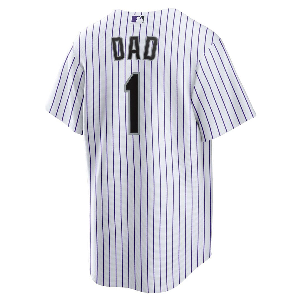 Colorado Rockies | Nike White #1 Dad Home Replica Jersey