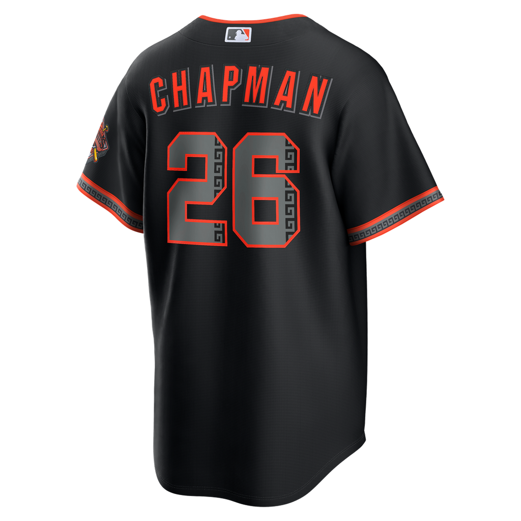 San Francisco Giants Matt Chapman | Nike Black Alternate Stadium Jersey