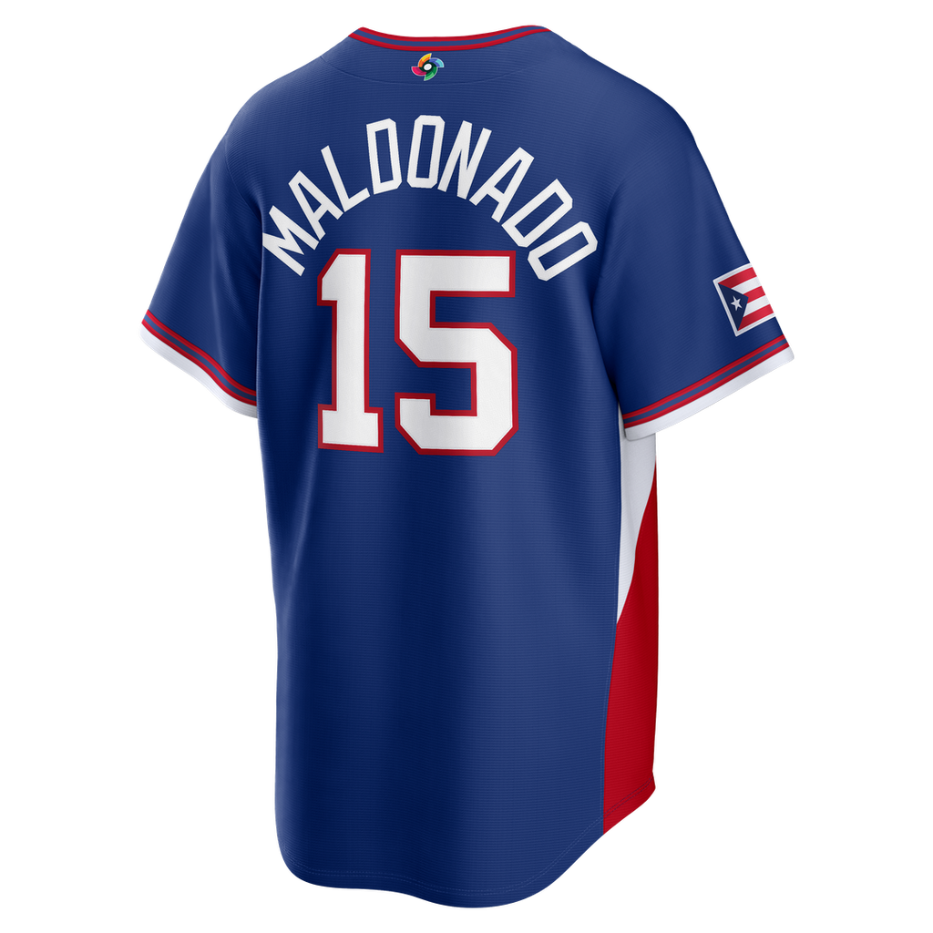 Puerto Rico Baseball Martín Maldonado | Nike Royal 2026 World Baseball Classic Road Stadium Jersey