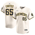 Milwaukee Brewers Nestor Cortes | Nike Cream Home Limited Player Jersey