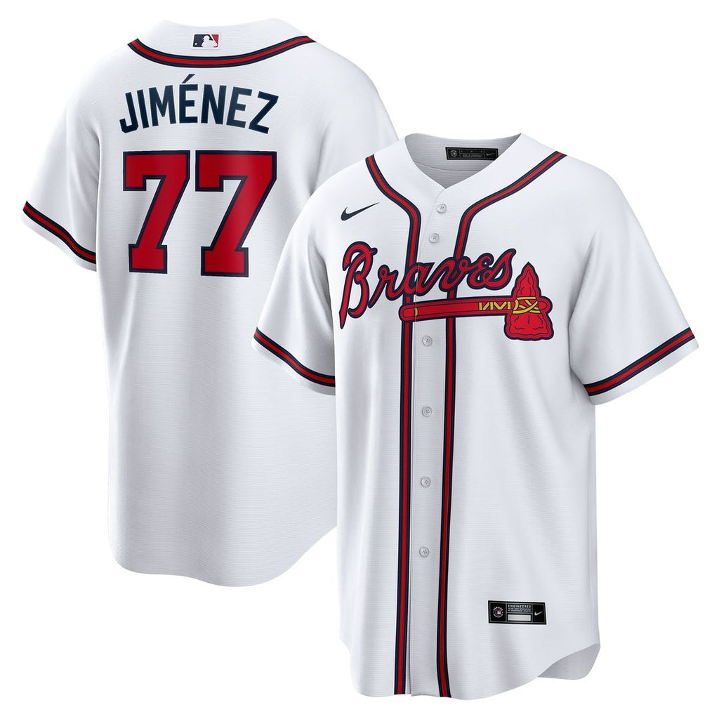 Atlanta Braves Joe Jiménez | Nike White Home Replica Player Jersey