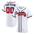 Atlanta Braves | Nike White Home Authentic Custom Jersey