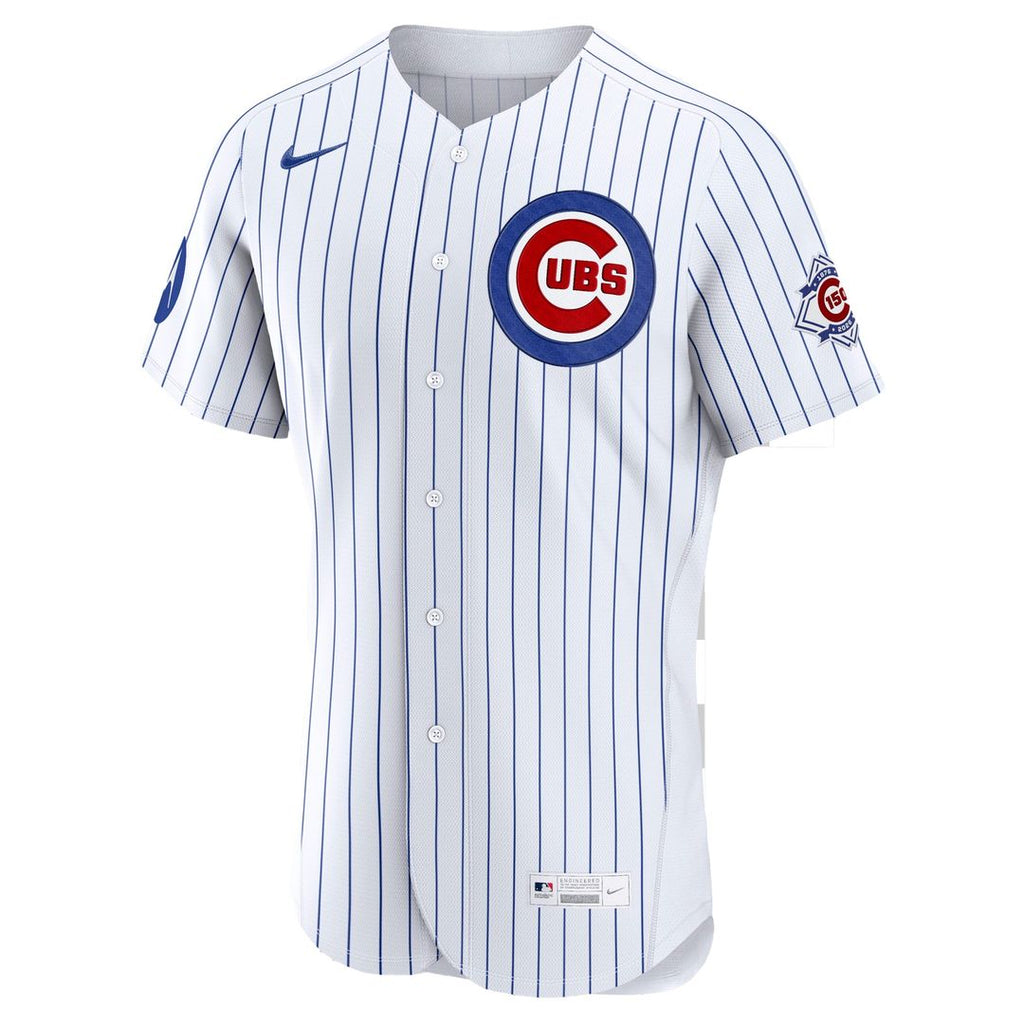 Chicago Cubs | Nike White Home Sponsor Patch Authentic Jersey