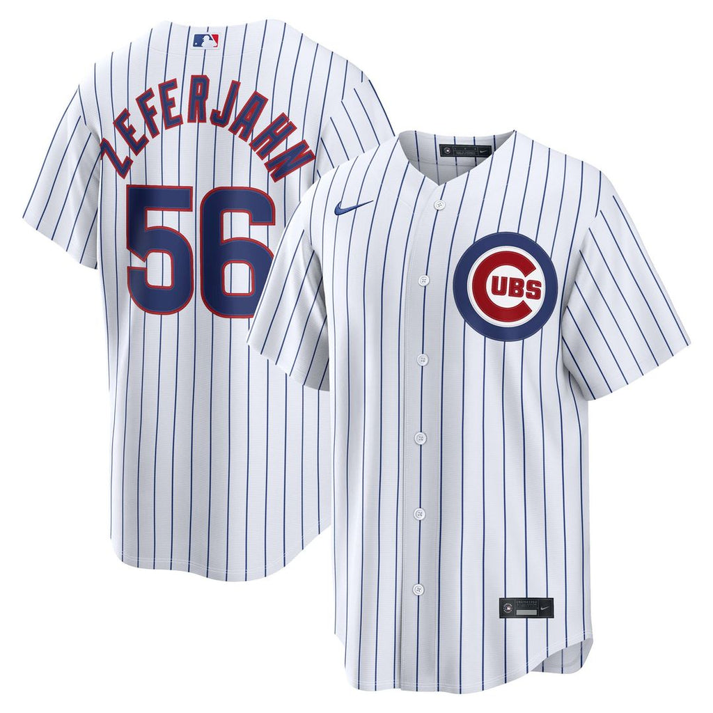 Chicago Cubs Ryan Zeferjahn | Nike White Home Replica Jersey