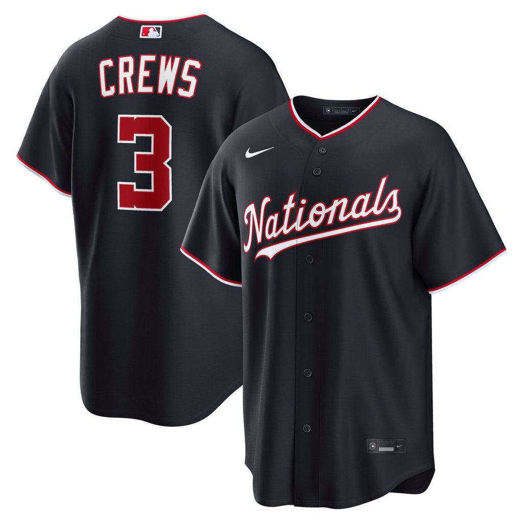 Washington Nationals Dylan Crews | Nike Gray Road Replica Jersey