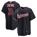 Washington Nationals Dylan Crews | Nike Navy Alternate Replica Jersey