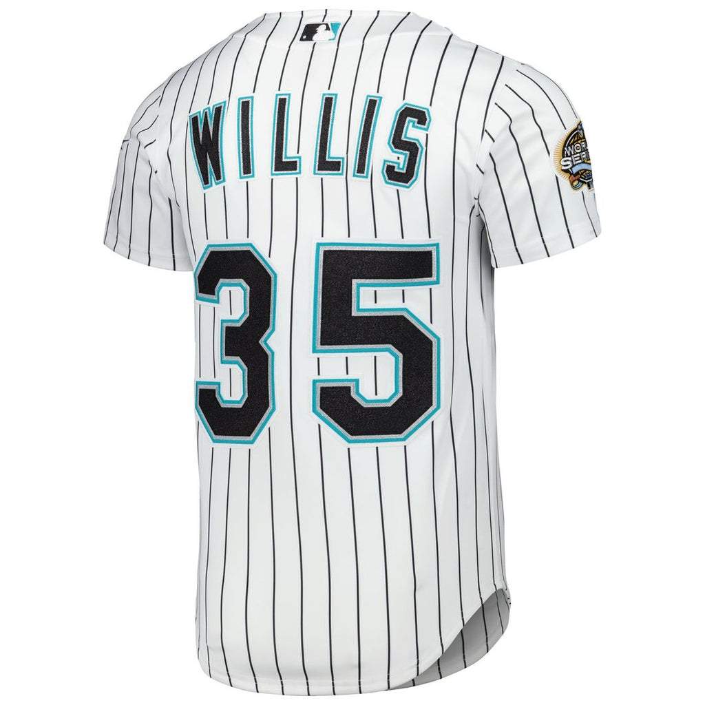 Florida Marlins Dontrelle Willis | Mitchell & Ness White Cooperstown Collection Authentic Jersey