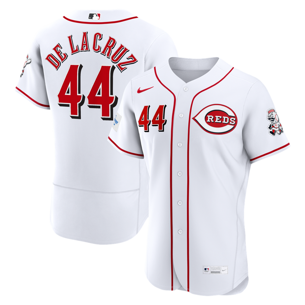 Cincinnati Reds Elly De La Cruz | Nike Red Alternate Authentic Sponsor Patch Jersey