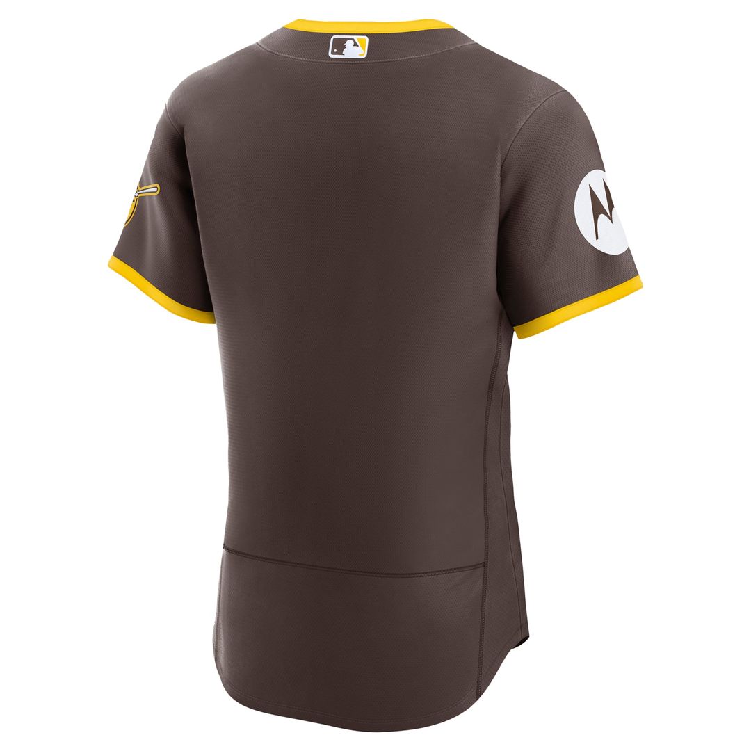 San Diego Padres | Nike Khaki Alternate Sponsor Patch Authentic Jersey