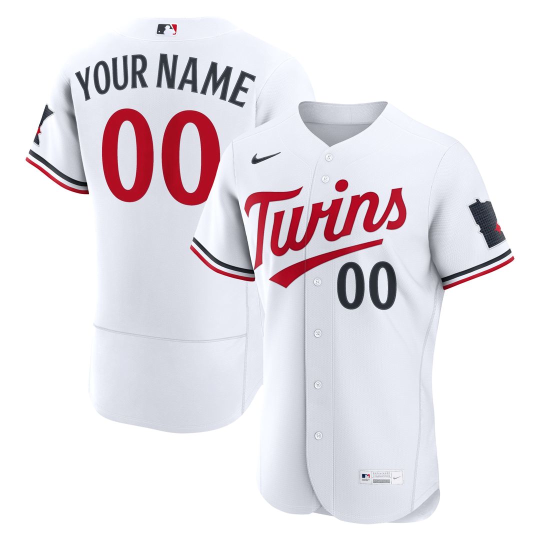 Minnesota Twins | Nike White Home Authentic Custom Jersey
