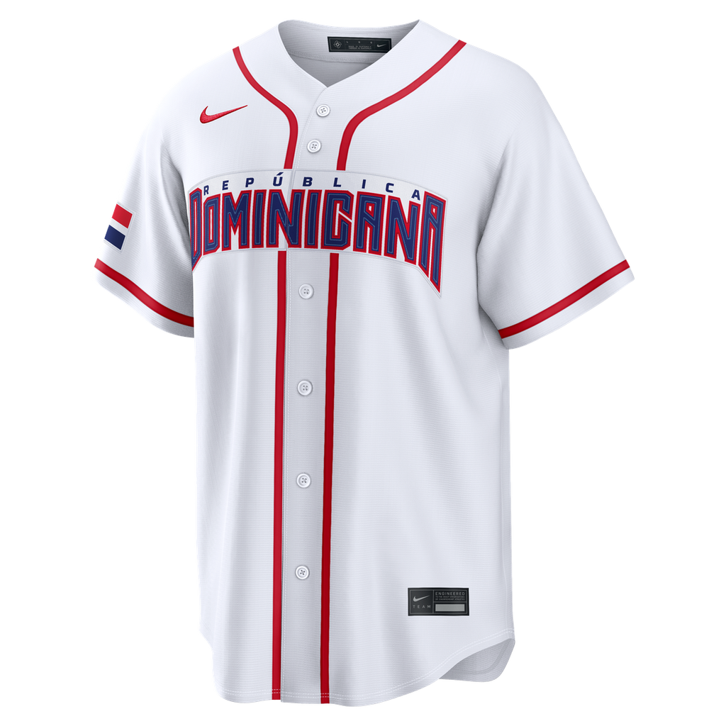 Dominican Republic Baseball | Nike White 2026 World Baseball Classic Home Stadium Jersey