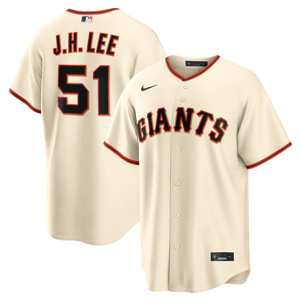San Francisco Giants Jung Hoo Lee | Nike Cream Home Replica Jersey