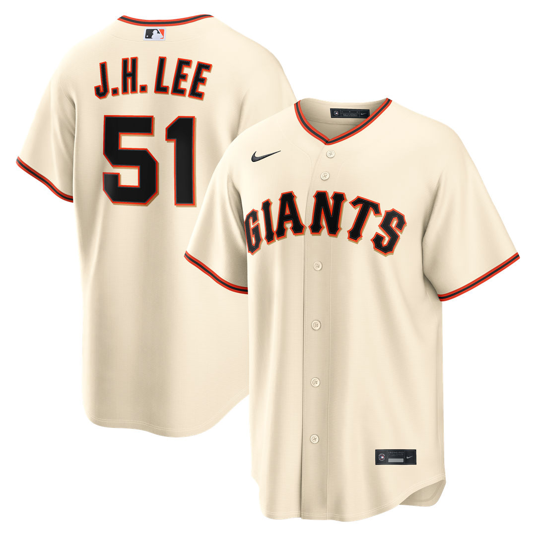San Francisco Giants Jung Hoo Lee | Nike Cream Home Replica Jersey