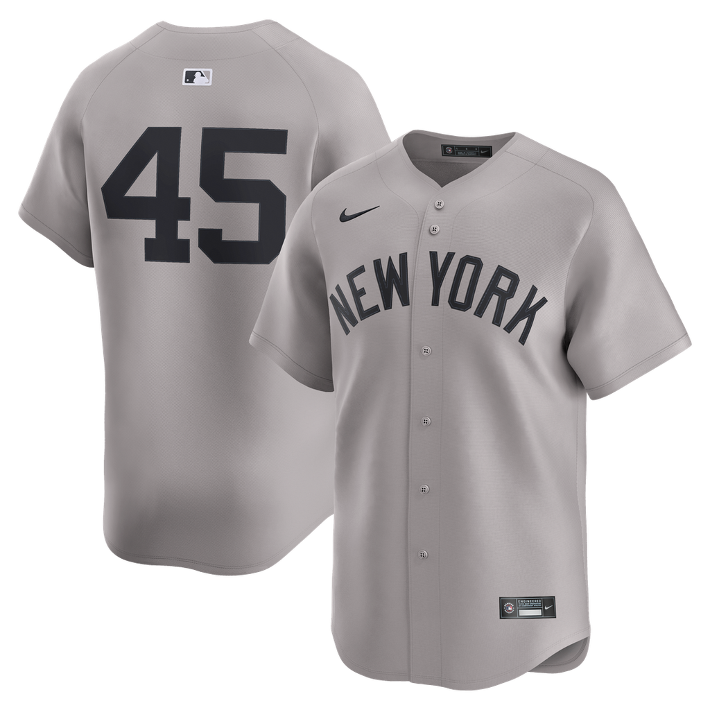New York Yankees Gerrit Cole | Nike Gray Road Limited Player Jersey