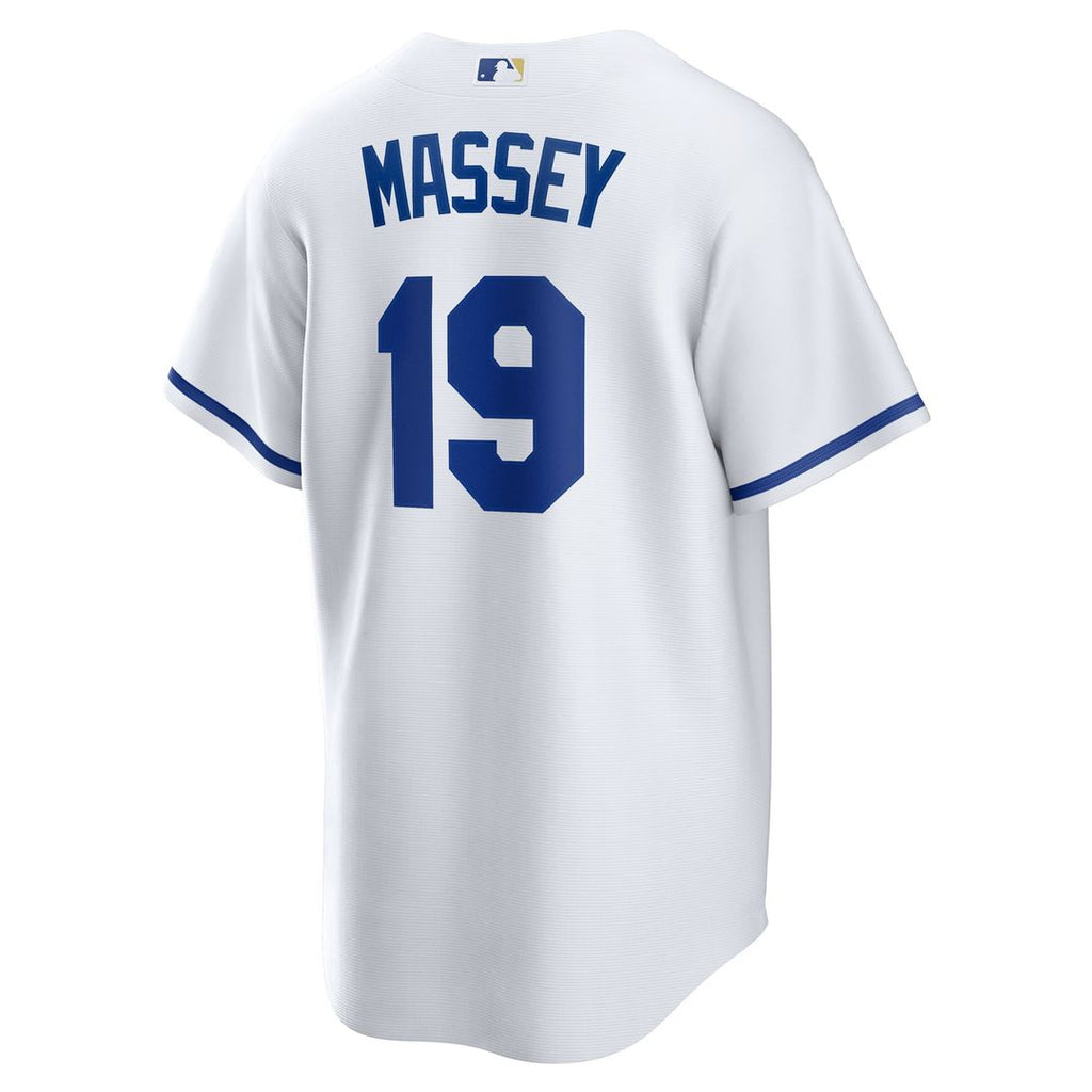 Kansas City Royals Michael Massey | Nike White Home Replica Jersey