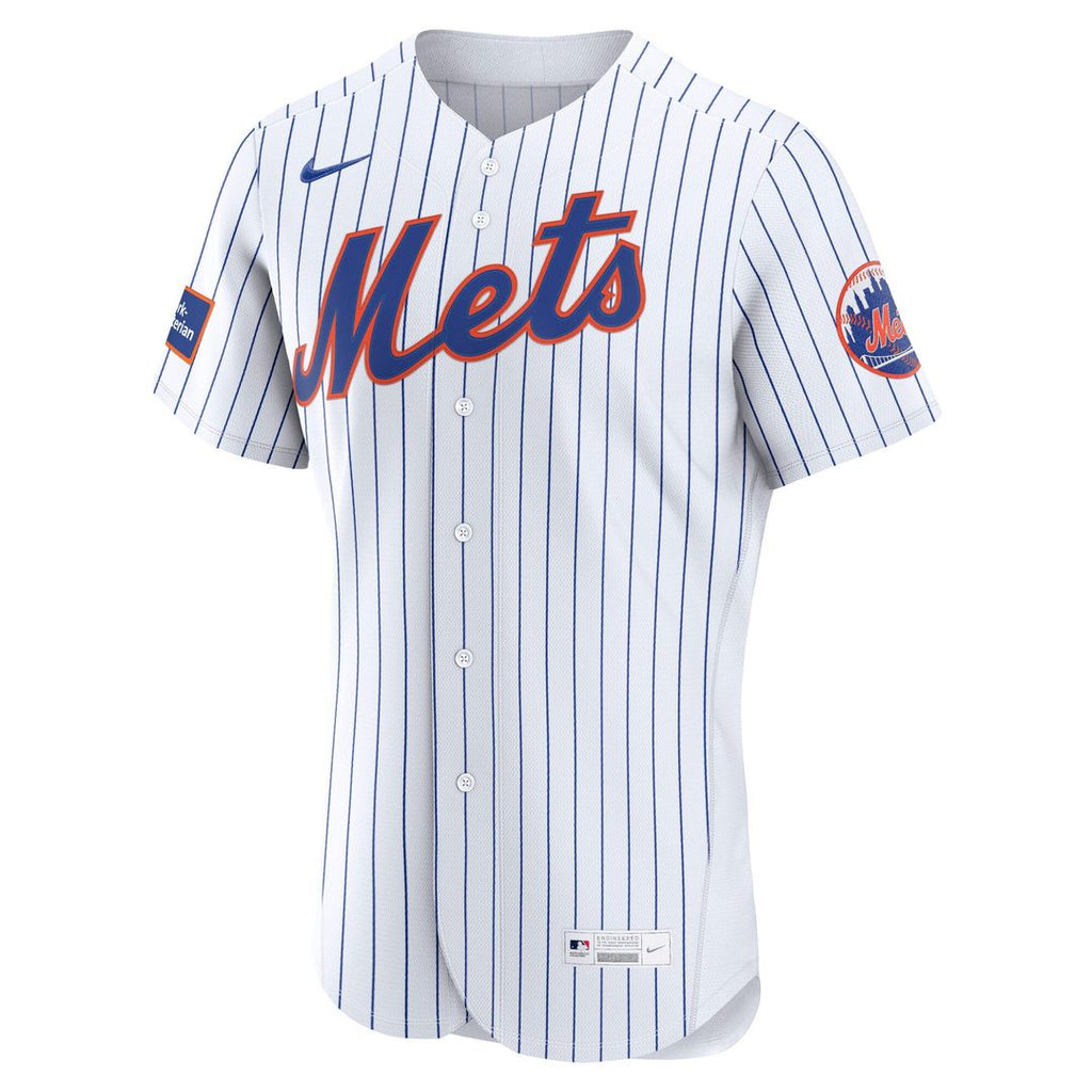 New York Mets | Nike Black Alternate Sponsor Patch Authentic Jersey