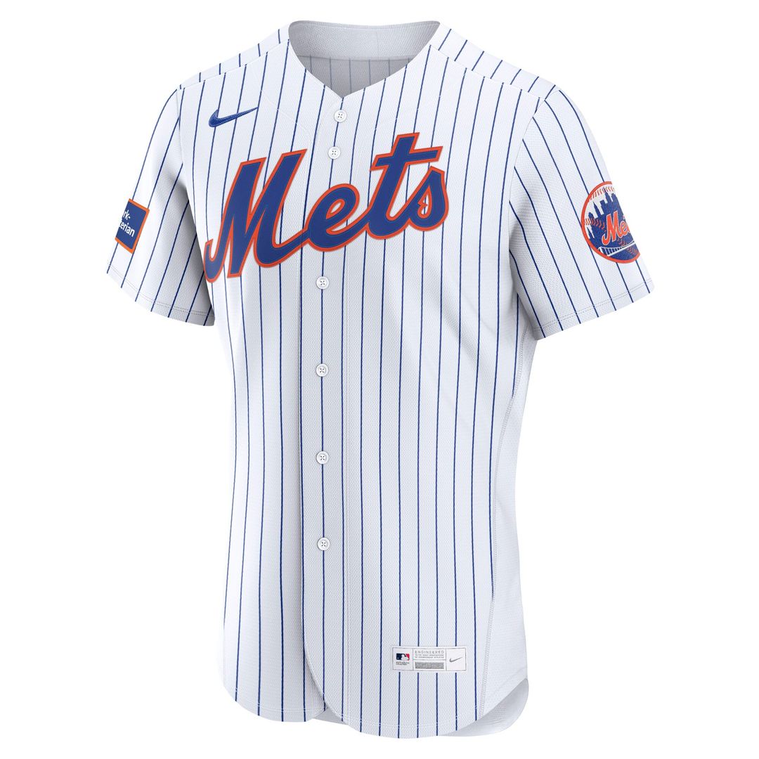New York Mets | Nike Black Alternate Sponsor Patch Authentic Jersey