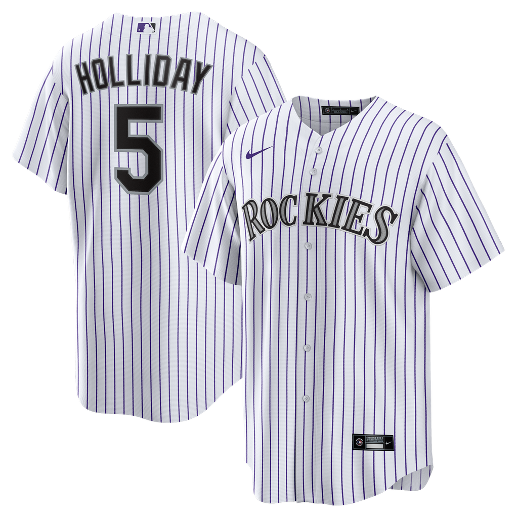 Colorado Rockies Matt Holliday | Nike White Home Retired Player Replica Jersey