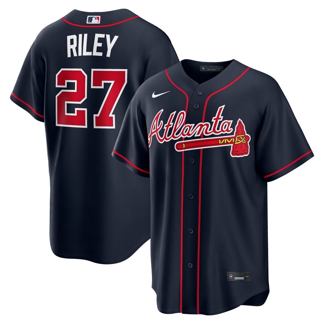 Atlanta Braves Austin Riley | Nike White Home Replica Jersey