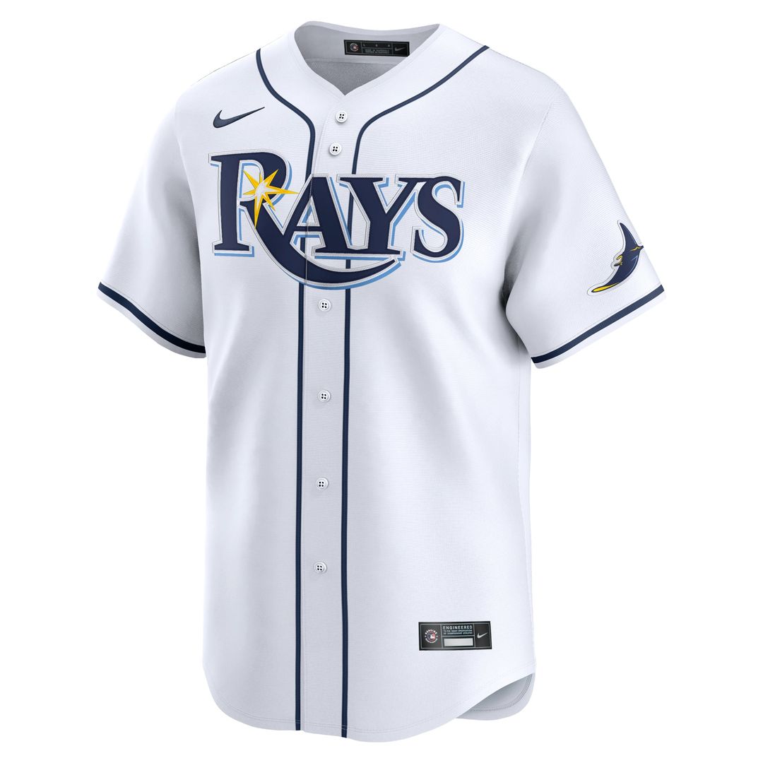 Tampa Bay Rays Brandon Lowe | Nike White Home Limited Player Jersey