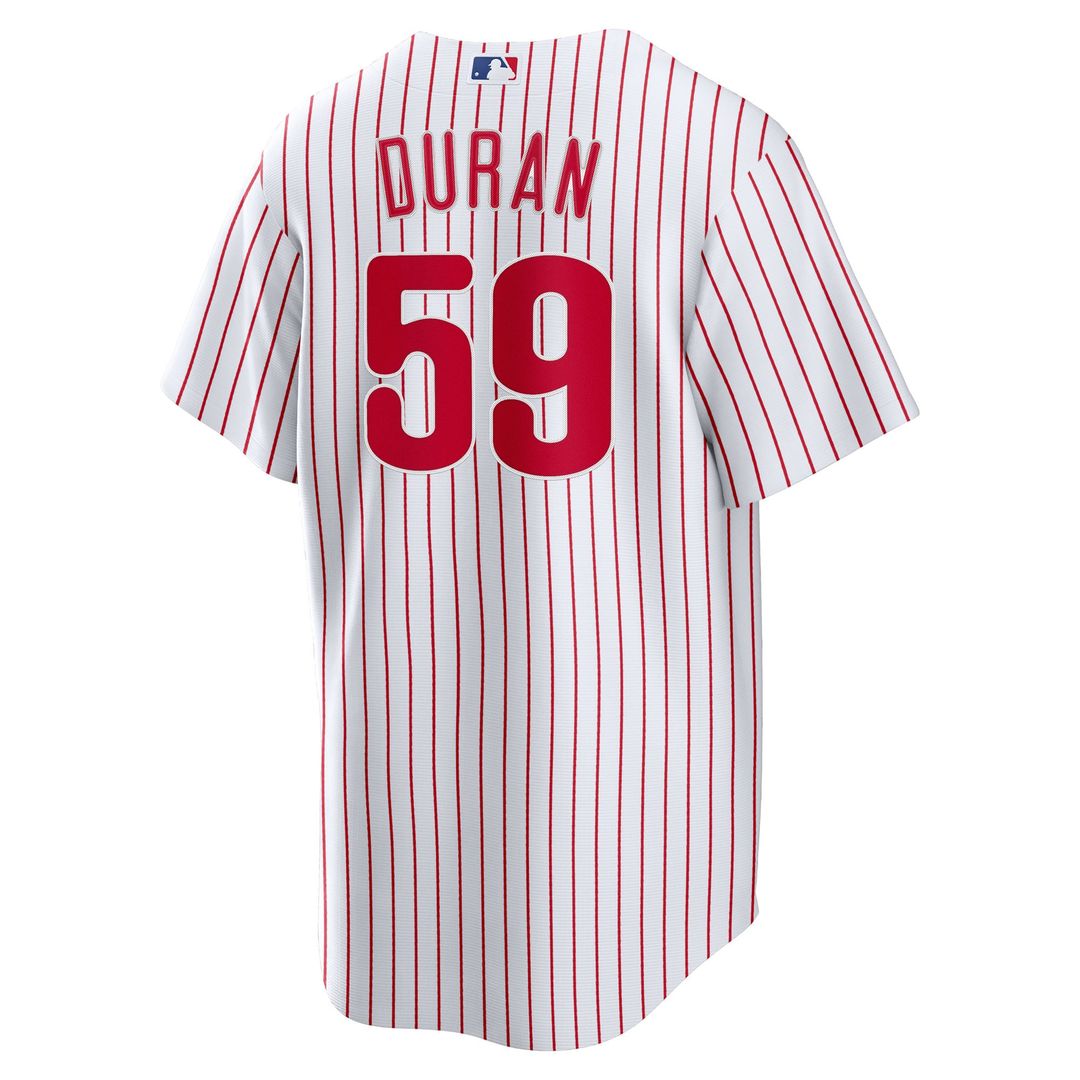 Philadelphia Phillies Jhoan Duran | Nike White Home Replica Jersey