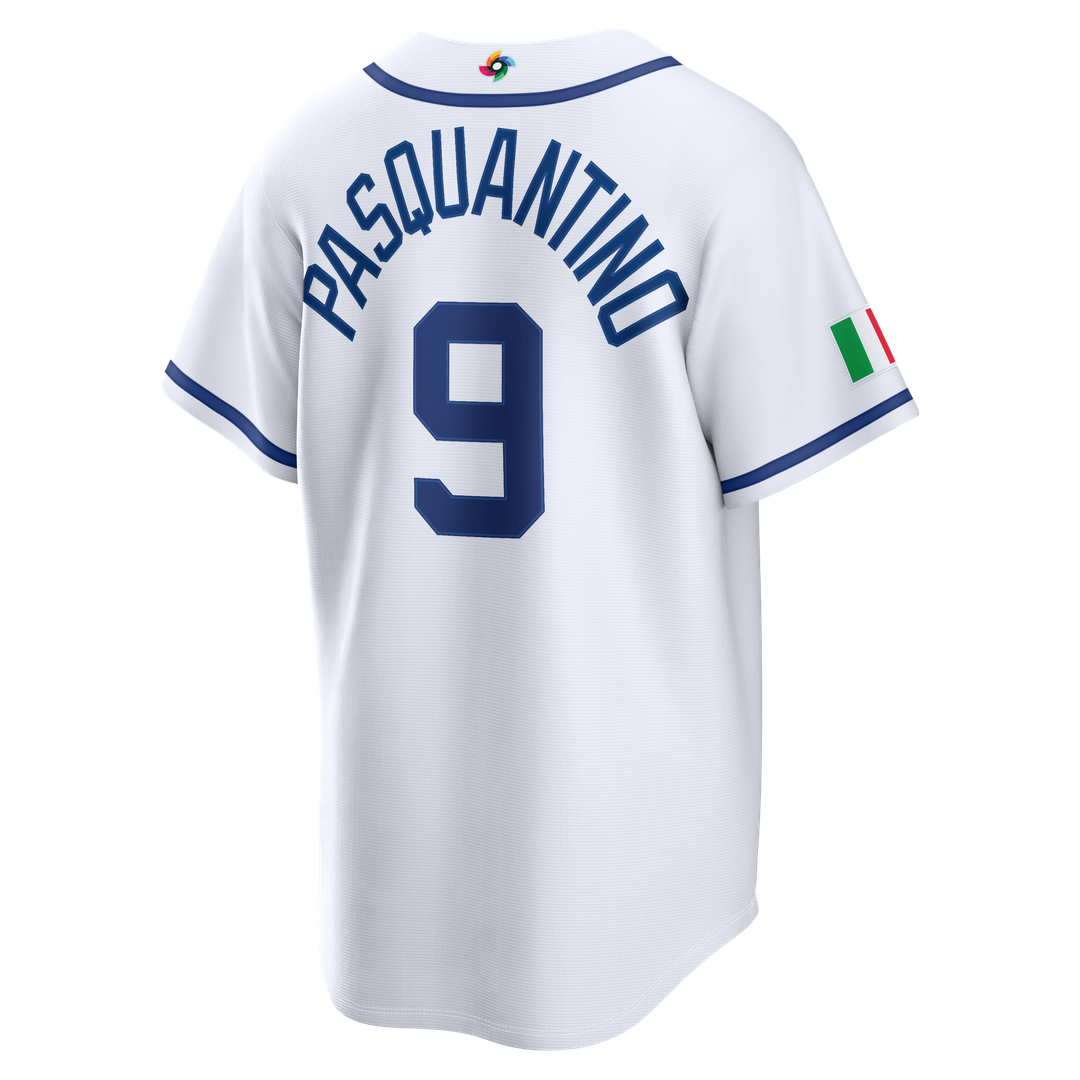 Italy Baseball Vinnie Pasquantino | Nike White 2026 World Baseball Classic Home Stadium Jersey