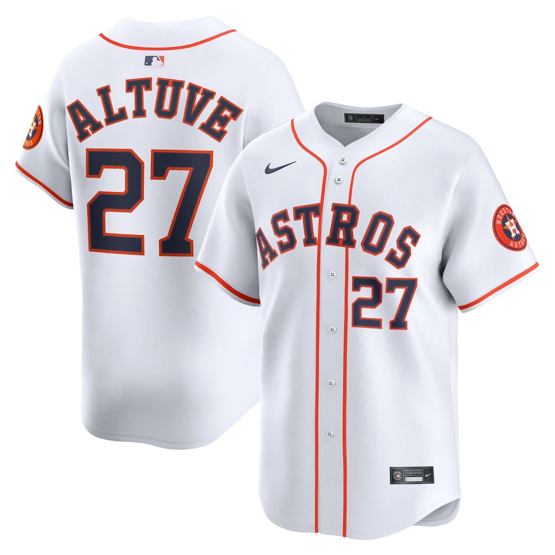 Houston Astros Jose Altuve | Nike White Home Limited Player Jersey