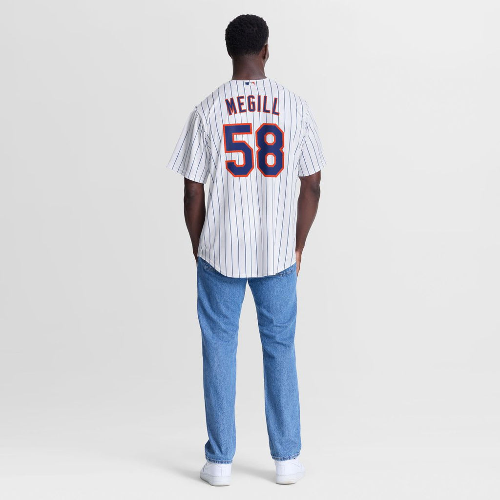 New York Mets Tylor Megill | Nike White Home Replica Jersey