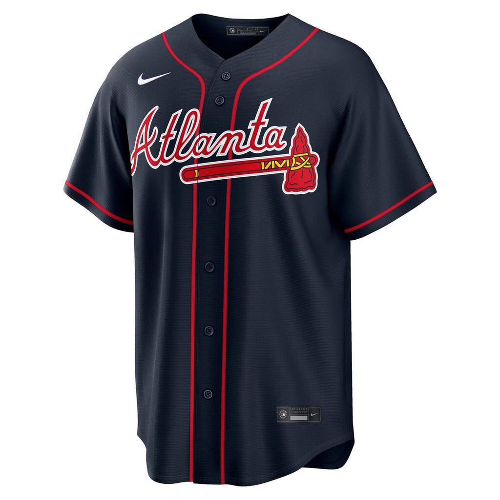 Atlanta Braves Austin Riley | Nike Navy Alternate Replica Jersey