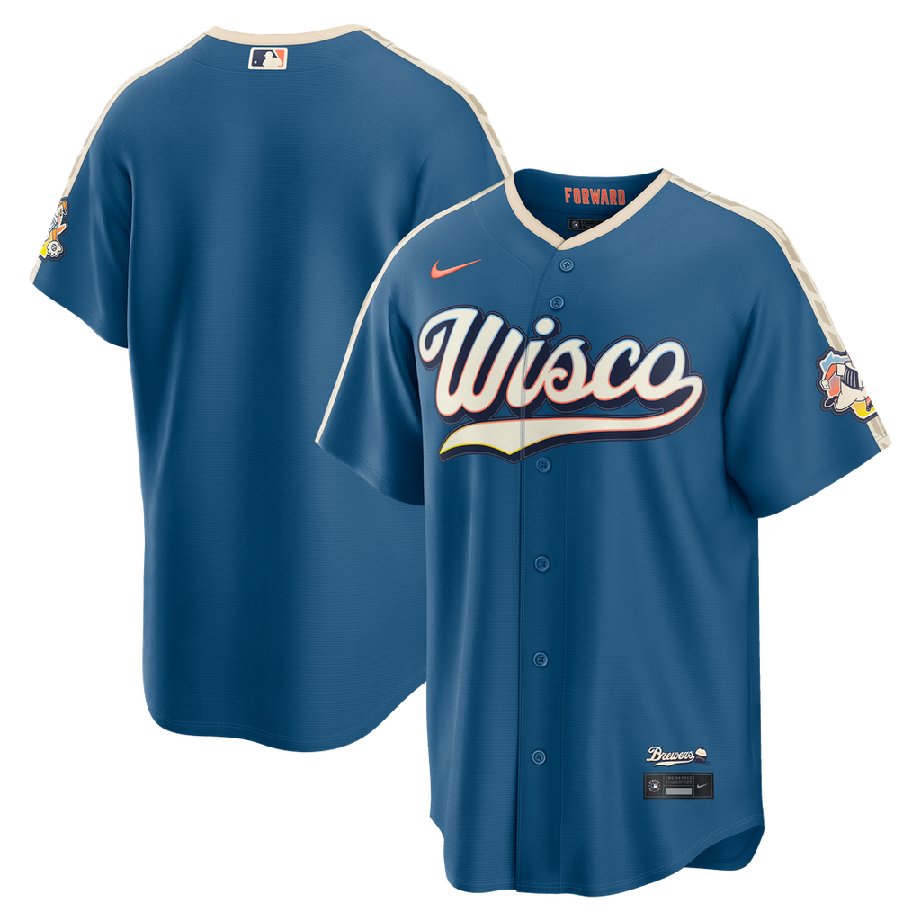 Milwaukee Brewers | Nike Mineral Blue 2026 City Connect Stadium Jersey