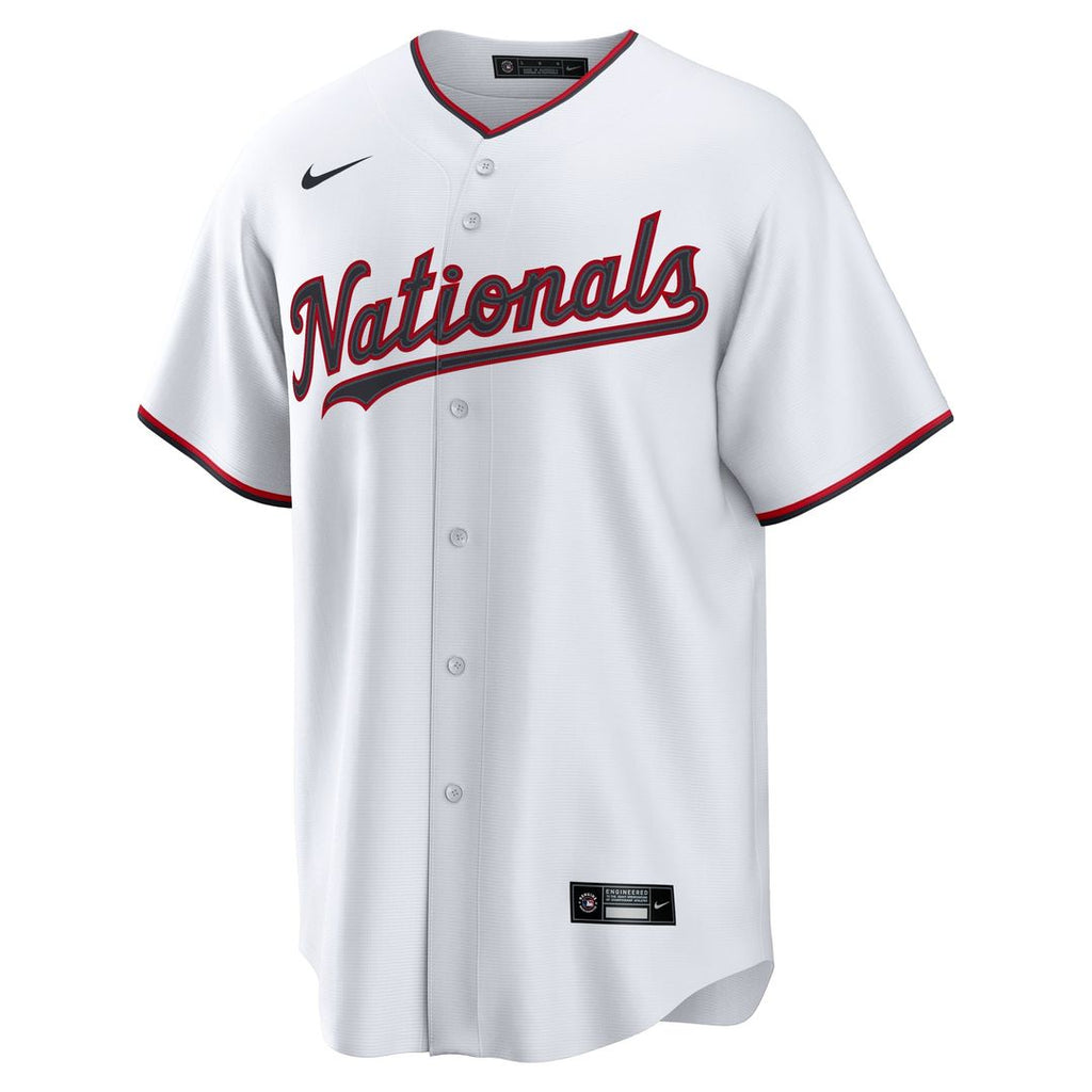 Washington Nationals James Wood | Nike White Home Replica Jersey