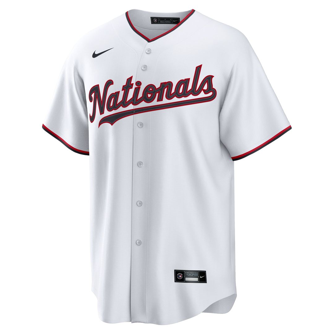 Washington Nationals James Wood | Nike White Home Replica Jersey