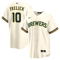 Milwaukee Brewers Sal Frelick | Nike Cream Home Replica Player Jersey