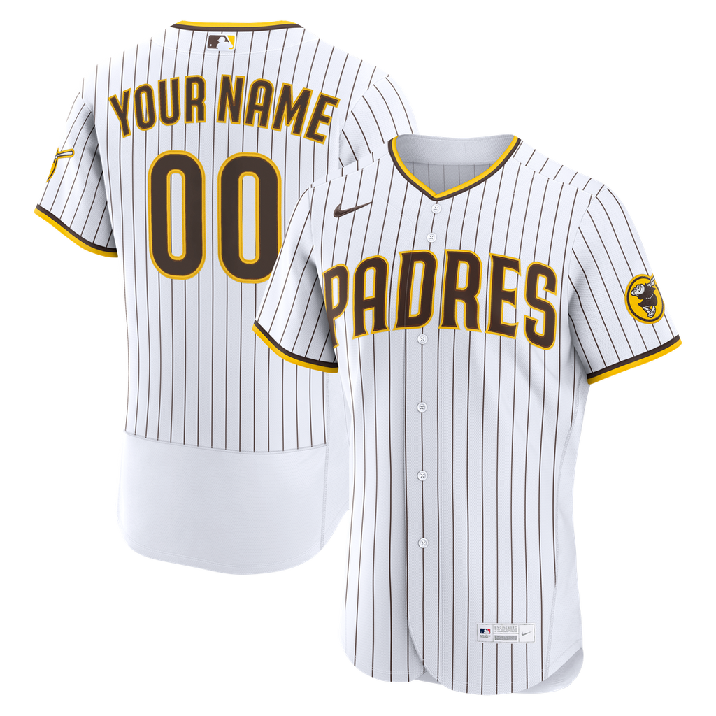 San Diego Padres | Nike White Home Authentic Custom Jersey