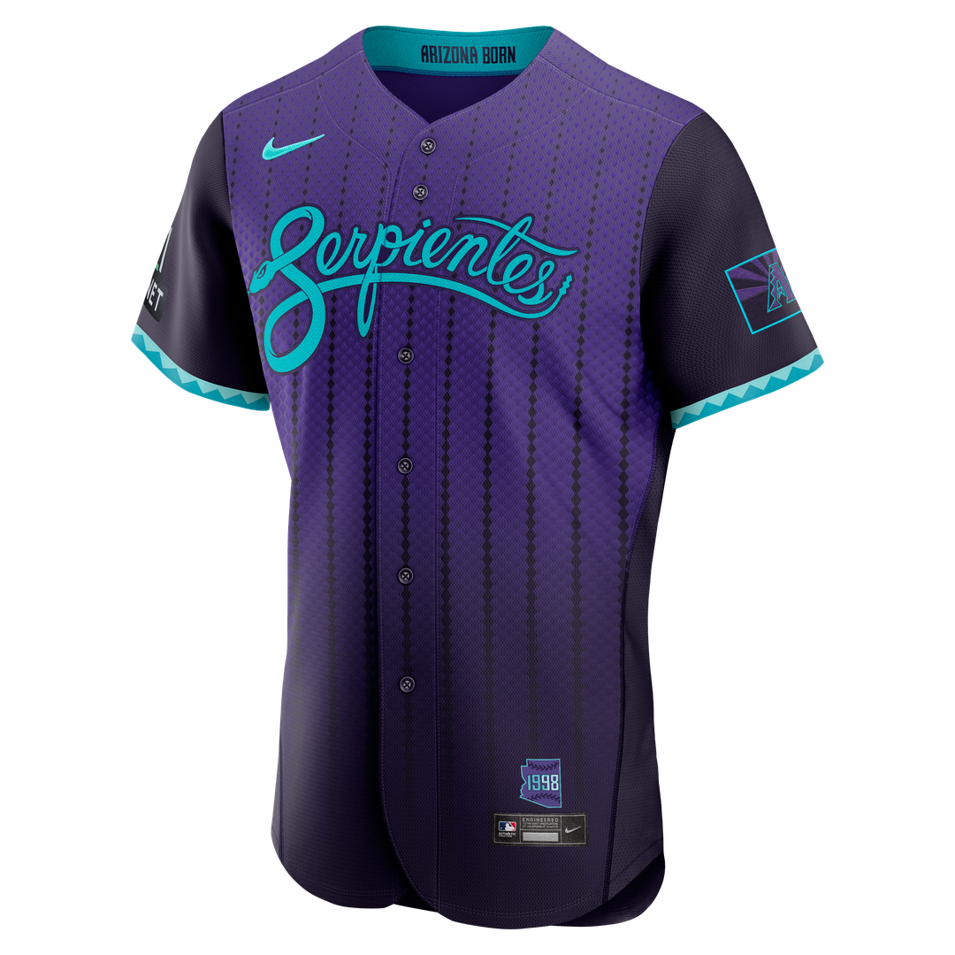 Arizona Diamondbacks | Nike Purple City Connect Authentic Sponsor Patch Jersey