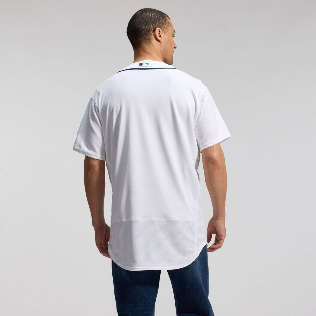 Seattle Mariners | Nike White 50th Anniversary Patch Home Authentic Jersey