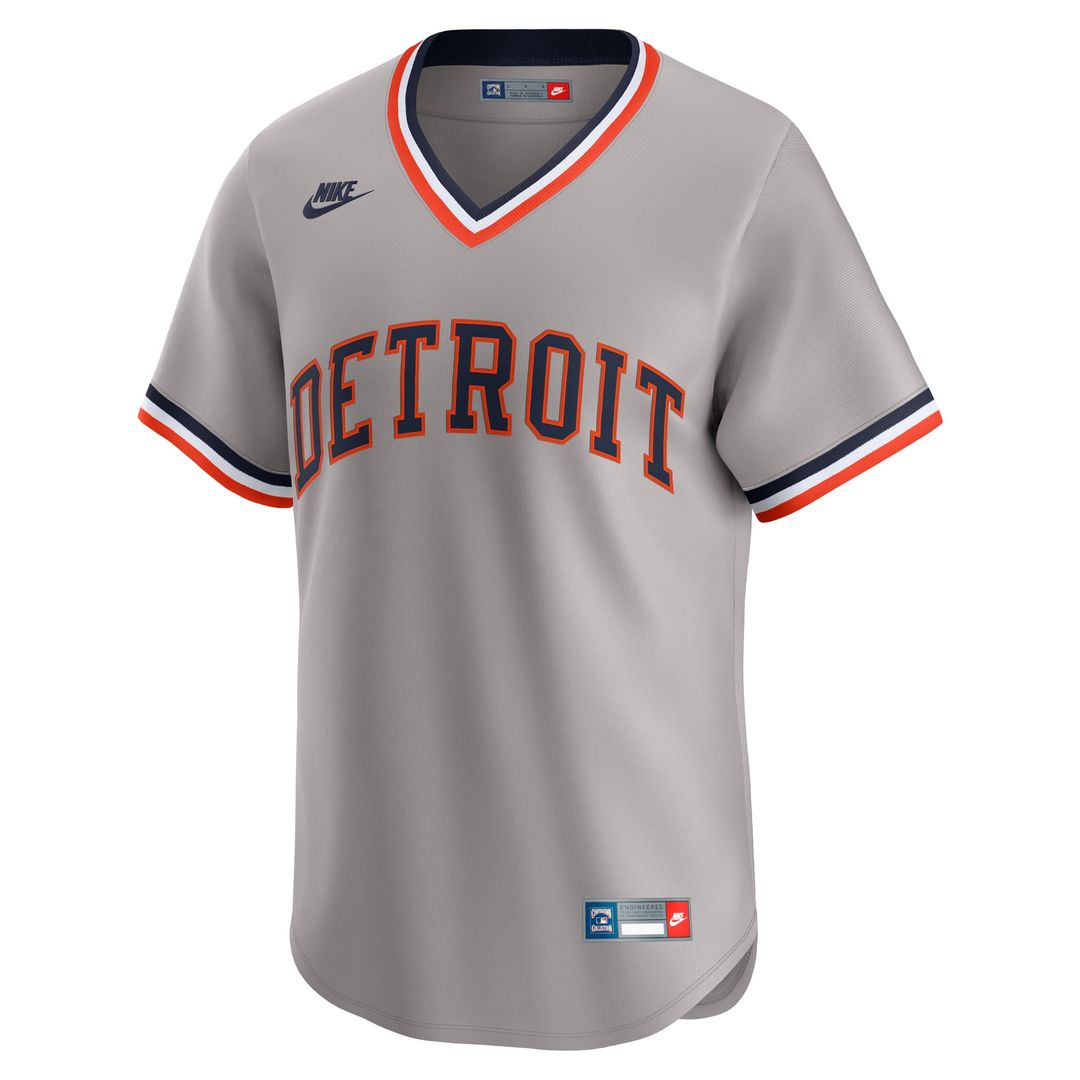 Detroit Tigers | Nike Gray Cooperstown Collection Limited Jersey
