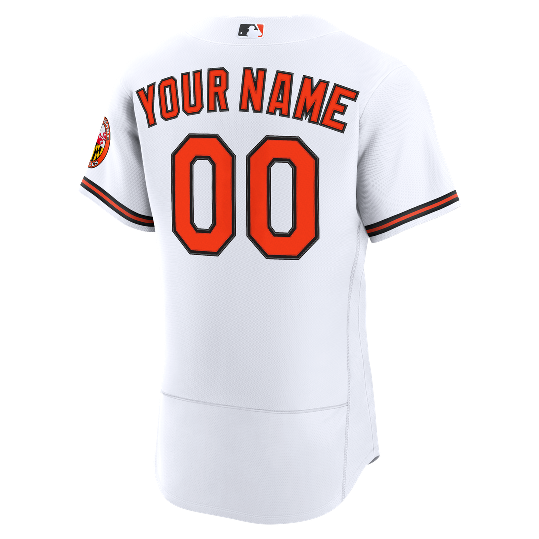 Baltimore Orioles | Nike White Home Authentic Custom Jersey